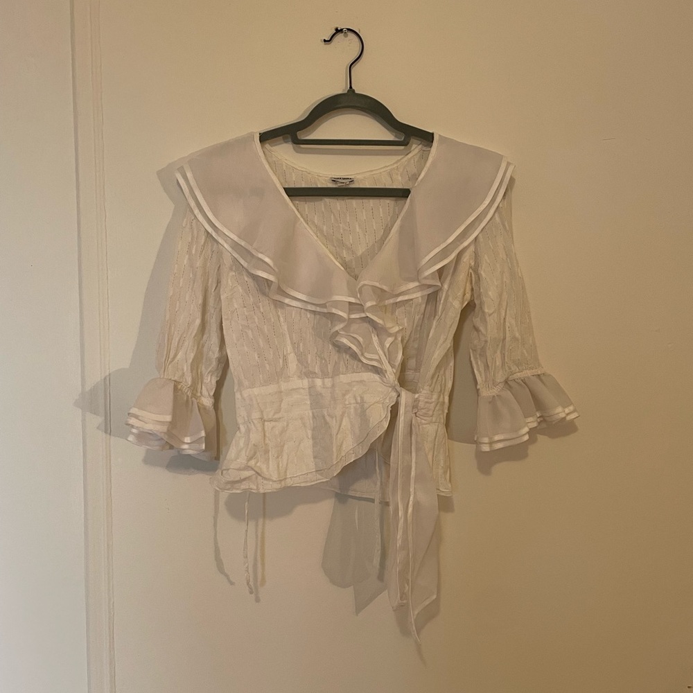 Wrap blouse